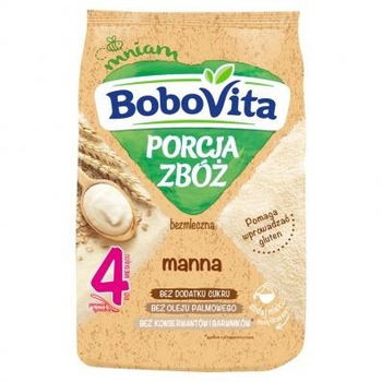 Безмолочна каша Bobovita манка 4міс. 170г. (32363)