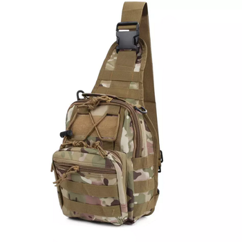 Тактический армейский рюкзак 6л, (28х18х13 см) Oxford 600D, B14,Камуфляж