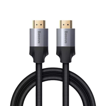 Кабель Baseus Enjoyment Series 4KHD Male To 4KHD Male Adapter Cable 0.75m (WKSX000113) Dark gray
