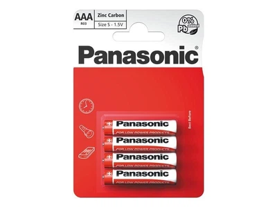 Батарейка AAА LR03 PANASONIC Special сольова 4шт