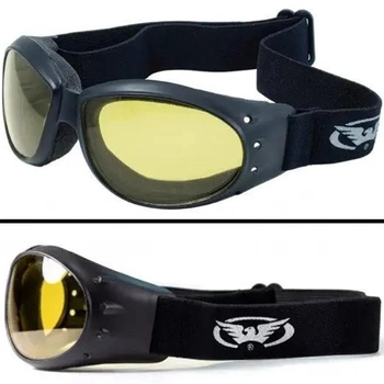 Защитные тактические очки фотохромные Global Vision стрелковые очки - маска хамелеоны Eliminator Photochromic, желтые (1ЕЛИ24-30)
