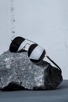 Сонцезахисні Окуляри Without Aviator Silver 383254260