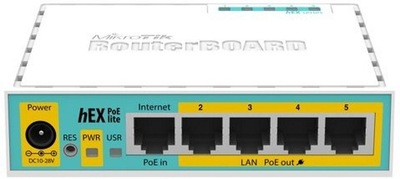 Router MikroTik hEX PoE lite (RB750UPr2)