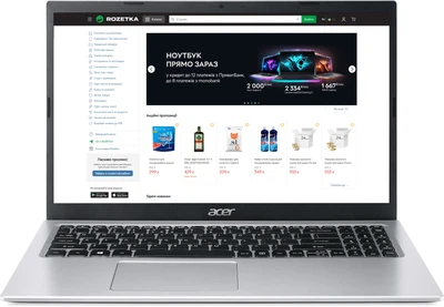 Ноутбук Acer Aspire 3 A315-35-P1GN (NX.A6LEU.02S) Pure Silver