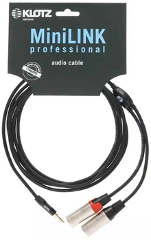 Кабель коммутационный KLOTZ KY9-180 MINILINK PRO Y-CABEL 1.8 M BLACK