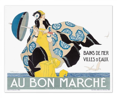 Постер CP Au Bon Marche 1925, Вінтаж 52х84 см (288)