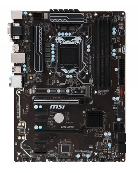 Материнская плата MSI Z270-A Pro LGA 1151 v1 (MSI-Z270-A-PRO) Б/У