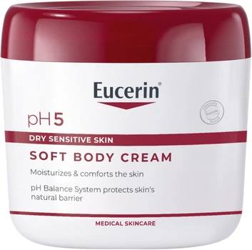 Зволожуючий крем Eucerin для чутливої шкіри PH5 450 мл (6001051004232)