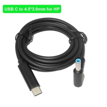 Кабель 90W Type-С/DC (4.5x3.0 мм) для заряджання ноутбуків HP