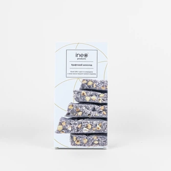 Шоколад Білий Ineo Products з кріспом та смородиною 100 г