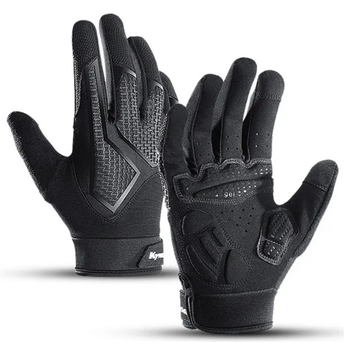 Сенсорні рукавички повнопалі FQ103B147 на липучці Чорний XL (Kali)
