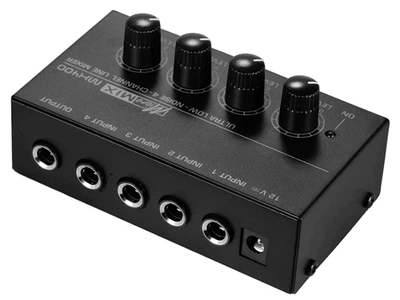 Аудио-усилитель BauTech Четырёх канальный Mx400 Ultra-Compact чёрный (1011-243-00)