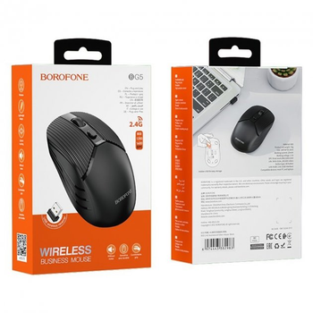 Маніпулятор миша BOROFONE BG5 Business wireless mouse Black (BG5B)