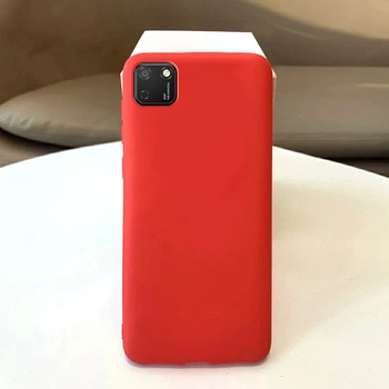 Чехол Soft Touch для Huawei Y5p силикон бампер красный
