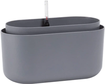 Вазон із системою автополиву Plastia Tolita 30.5 см Сірий (1909773020R)