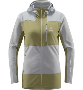 Кофта Haglofs L.I.M Mid Fast Hood Women M сірий зелений