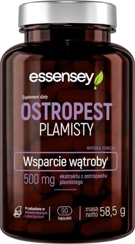 Екстракт насіння розторопші плямистої Essensey Ostropest Plamisty 90 капсул (5902114043131)