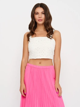 Топ жіночий H&M 067072 44 Білий (SZ306707219418)