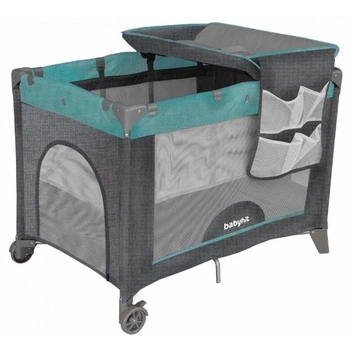 Детский манеж BabyHit H27-2A18 Grey с пеленальным столиком (71711)