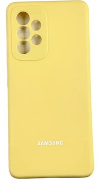 Чохол Soft Case на Samsung Galaxy A53 жовтий