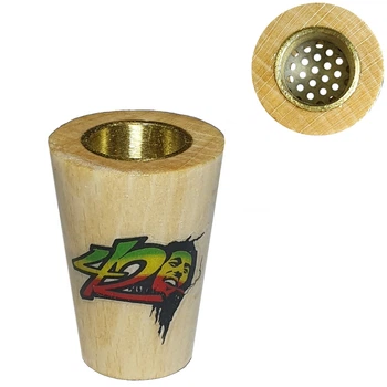 Трубка колпак - наперсток для курения Wooden Medium Marley