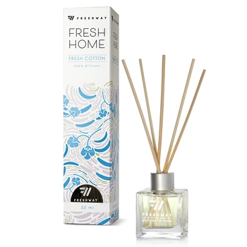 Аромадиффузор FreshWay Fresh Home Fresh Cotton (Хлопок) 50ml