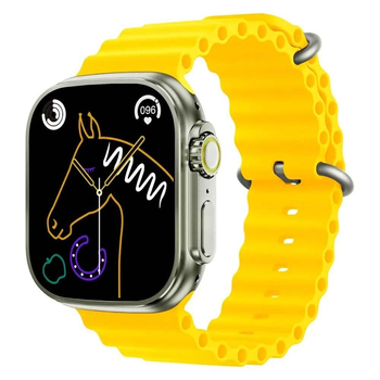 Смарт-годинник Smart watch series 8 XO M8 Pro Ultra 49мм wireless charging Yellow