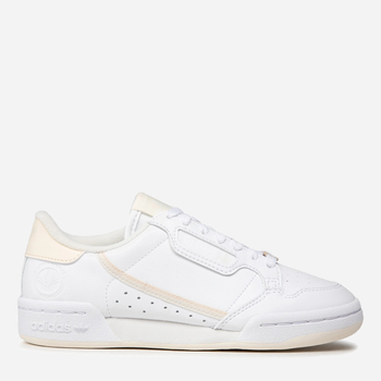 Tenisówki damskie z eko skóry do kostki Adidas Originals Continental 80 Vegan GZ0785 36 (3.5UK) 22.2 cm Biały/Ecru (4065419940749)