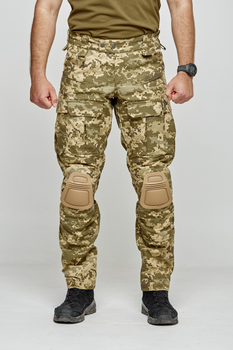 Тактичні штурмові штани з наколінниками КОМБАТ 48 S піксель