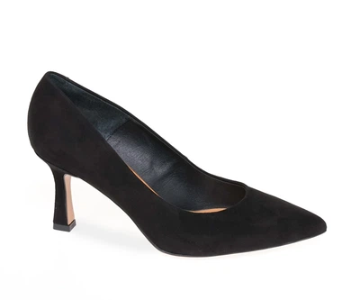 Туфлі човники жіночі Bravo Moda 0059/CZARNY ZAMSZ 36 Чорний