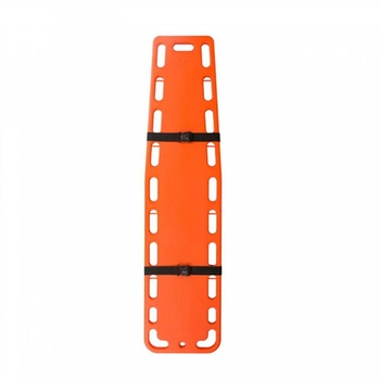 Носилки медицинские санитарные жесткие MEDIK YA-SP03 имобилизационный щит с ремнями безопасности для транспортировки больных с повреждениями Оранжевый