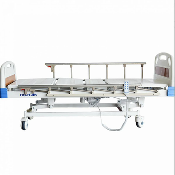 Ліжко медичне функціональне MEDIK YA-D3-3 лікарняне електричне для лежачих хворих з безшумним електроприводом з перилами та пультом управління