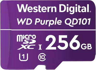 Western Digital Purple SC QD101 microSDXC 256GB Class 10 (WDD256G1P0C)