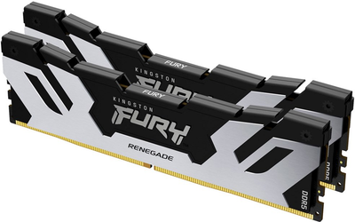 Оперативна пам'ять Kingston Fury DDR5-7200 32768MB PC5-57600 (Kit of 2x16384) Renegade Black (KF572C38RSK2-32)