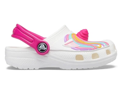 Детские кроксы Crocs Classic I AM Unicorn White J2 33-34р. (20,8 см) Белые