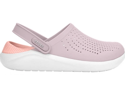 Унісекс крокси Crocs Literide Clog Powder/White M6-W8 38-39р. (23,8 см) Пудрово-білий