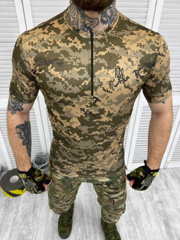Тактическая футболка стиля военного Пиксель L
