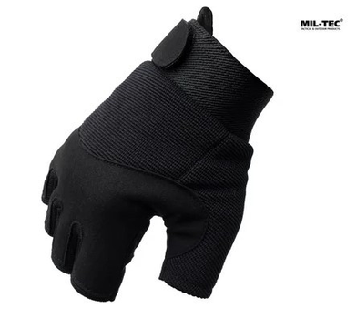 Тактичні Mil-tec Чорні рукавички Army Fingerless Gloves 12538502 розмір XL