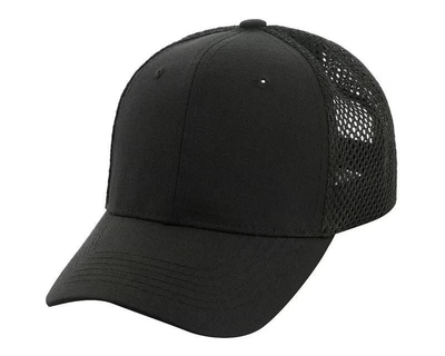 Тактическая бейсболка, кепка M-Tac Vent Flex Rip-Stop Cap - Black Размер S/M