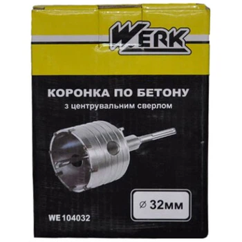Коронка Werk по бетону SDS-Plus - 32мм (34848)