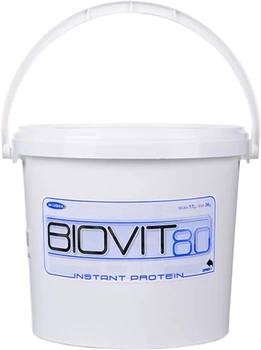 Białko Megabol Biovit 80 2100 g Malina (5907582338314)