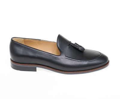 Туфлі Лофери чоловічі IKOS 010-1/BLACK/LICO 44 Чорний