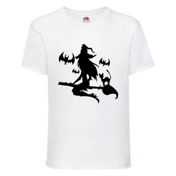 Футболка дитяча Хеллоуїн (Halloween) біла (halloween-011-white) 140 см