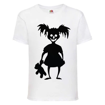 Футболка дитяча Хеллоуїн (Halloween) біла (halloween-07-white) 152 см