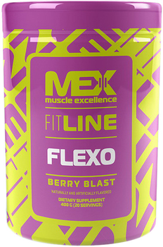 Kolagen Typ II Mex Flexo na regenerację stawów 400 g Pomarańczowy (34759083212)