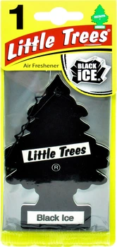 Ароматизатор (Wunder-Baum) Little Trees Black Ice 5г. (сухая елка) (78092)