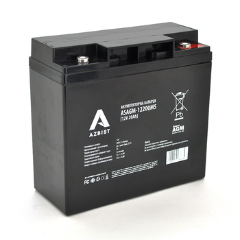 Аккумулятор ASBIST Super AGM ASAGM-12200M5 12V 20.0Ah (181 х 77 х 167 )