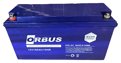 Аккумуляторная батарея ORBUS CG12150 GEL 12 V 150 Ah (485 x 172 x 240) 47kg