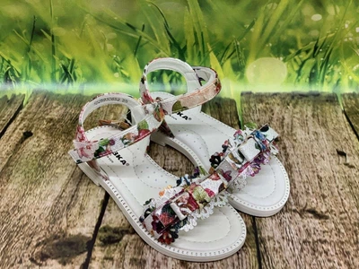 Босоножки для девочки Сказка 28 (18 см) ДСК 104