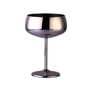 Бокал купе для коктейлей черного цвета 410 мл REMY-DECOR из нержавеющей стали